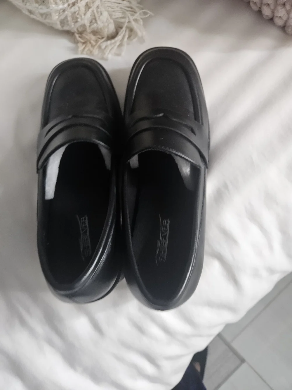 Classic Black Penny Loafers